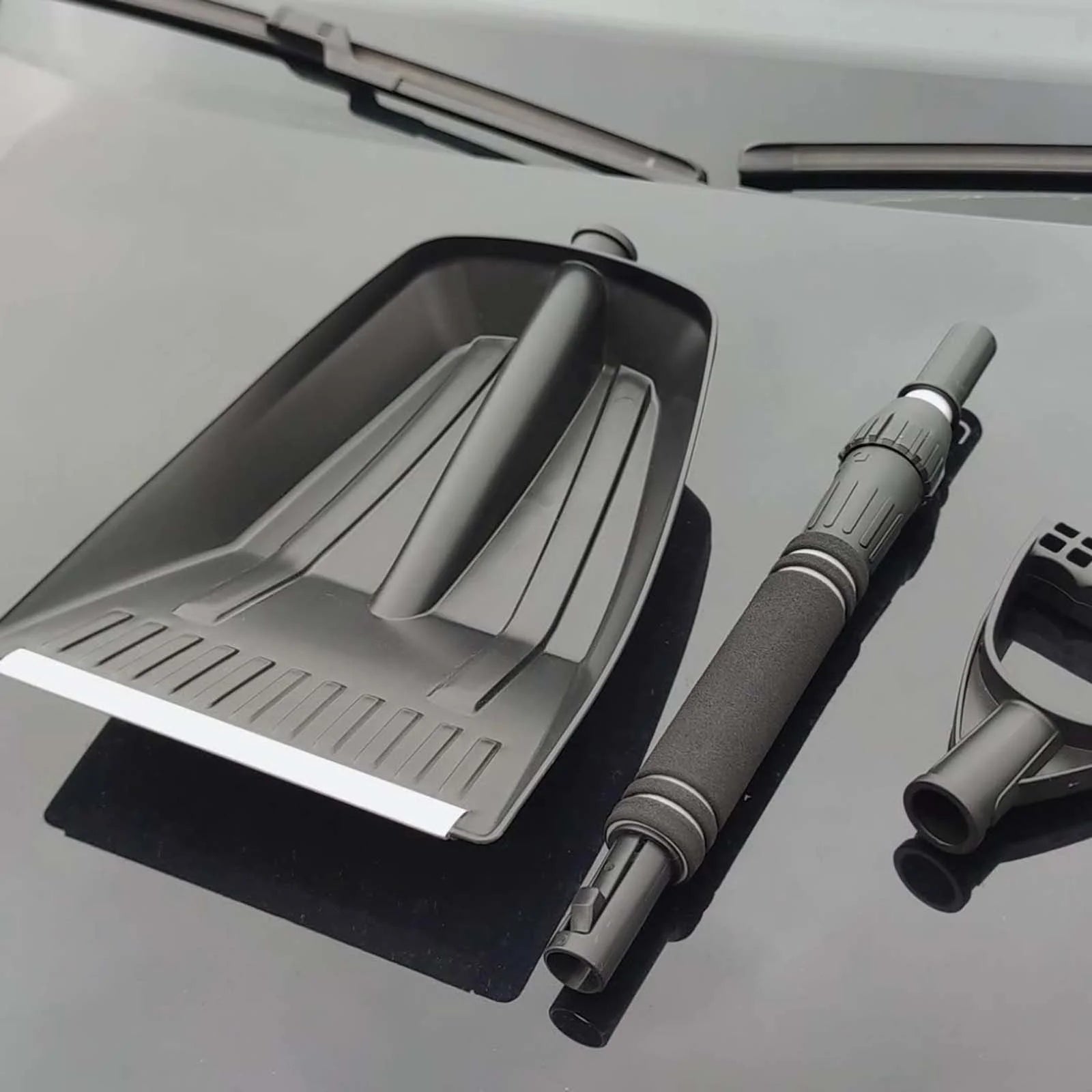 Winter Snow Removal Shovel with Detachable Installation Snow Shovel Set, Thickened and Enlarged Snow Removal Push Snow Shovel, Car Mounted Snow Shovel